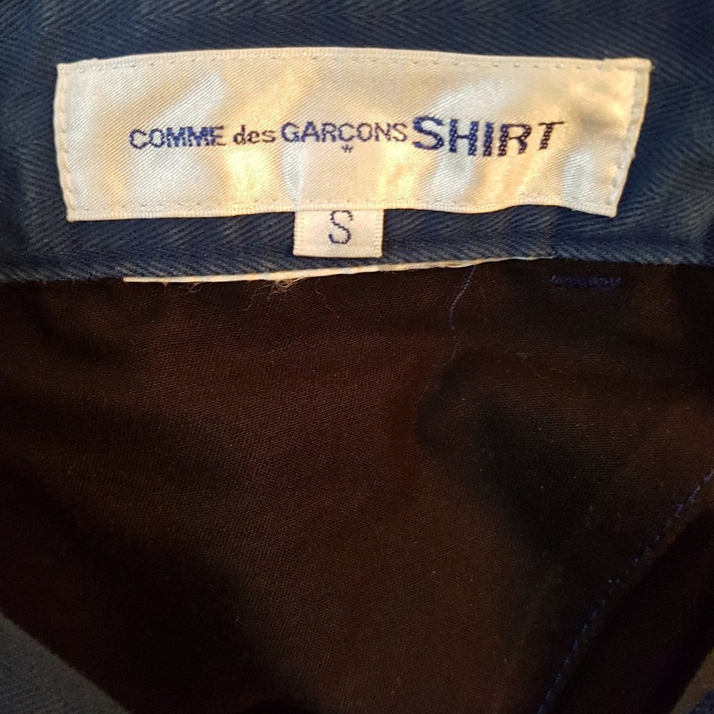 Comme des Garçons Shirt Watanabe Vtg Y2K Multicolor Patchwork Denim Pants S 33 - Picture 9 of 10